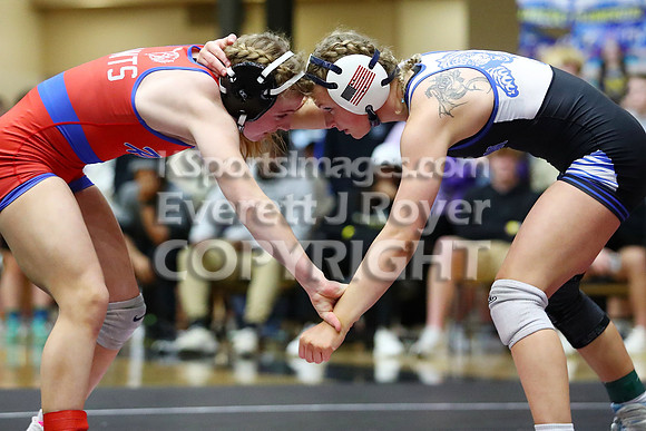 1st Place MatchAshlyn Hahn (Stockton HS) 41-0, Sr. over Averie Counts (Russell HS) 43-7, Fr. (Fall 1:35)
