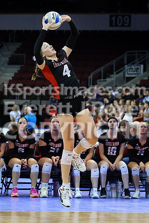 Little River vs Flinthills at the 1AD1 State Volleyball Tournament