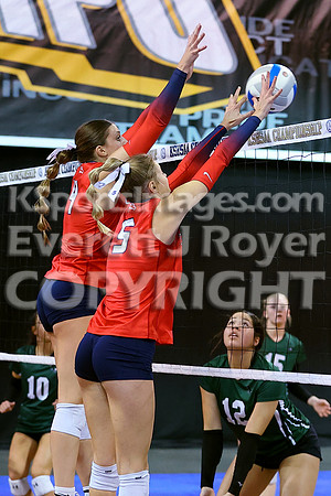 Maranatha Academy vs Ellinwood 2A State Volleyball Tournament