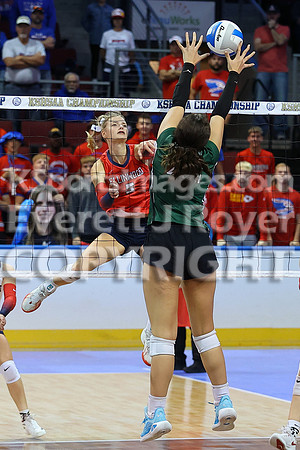 Maranatha Academy vs Ellinwood 2A State Volleyball Tournament