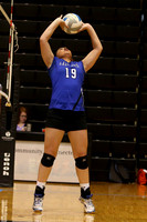Waverly defeated Beloit St. John's-Tipton in pool play at the KSHSAA Class 1AD2 Volleyball State Championship on Friday, October 27, 2017.  (Photo: Everett Royer, www.ksportsimages.com)