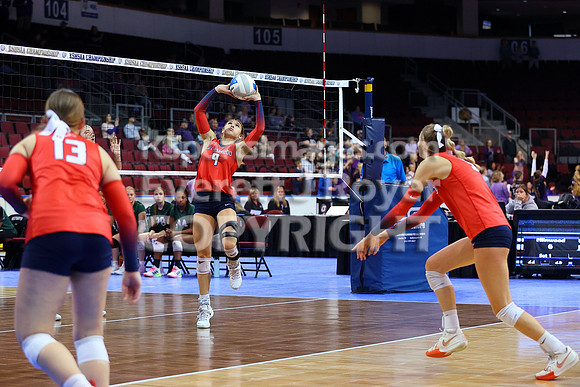 Maranatha Academy vs Ellinwood 2A State Volleyball Tournament