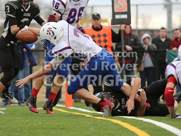 Central Plains Oilers vs. Hanover Wildcats  2014 Kansas 8 Man D1 Championship Game