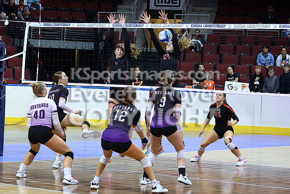 Valley Heights vs Inman 2A State Volleyball Tournament