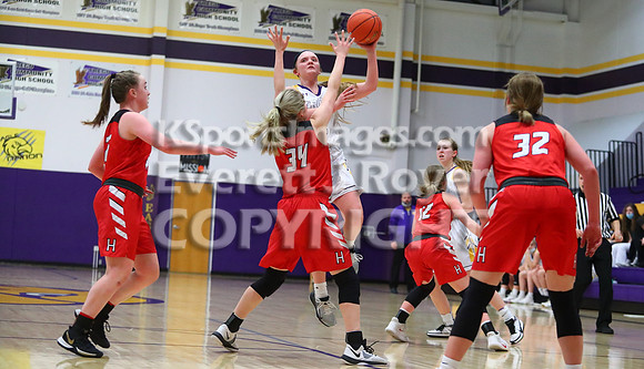Trego County vs Hoxie 2A Girls Basketball