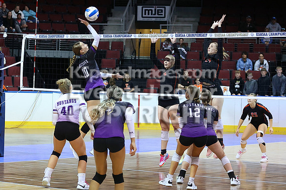 Valley Heights vs Inman 2A State Volleyball Tournament