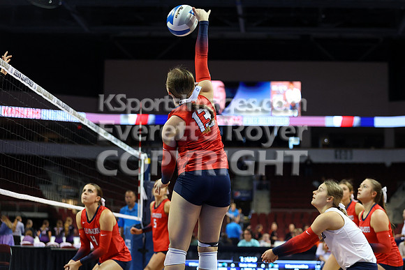 Maranatha Academy vs Ellinwood 2A State Volleyball Tournament