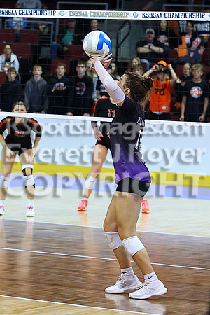 Valley Heights vs Inman 2A State Volleyball Tournament