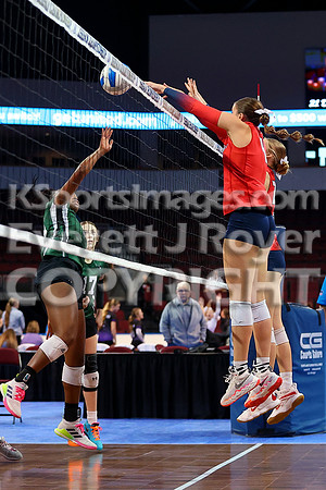 Maranatha Academy vs Ellinwood 2A State Volleyball Tournament