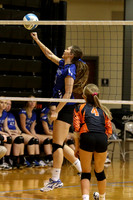 Waverly defeated Beloit St. John's-Tipton in pool play at the KSHSAA Class 1AD2 Volleyball State Championship on Friday, October 27, 2017.  (Photo: Everett Royer, www.ksportsimages.com)