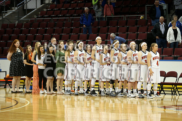 Waverly defeated Wheatland-Grinnell to win the 2017 KSHSAA Boys Basketball Championship at United Wireless Arena in Dodge City on Saturday, March 11, 2017.