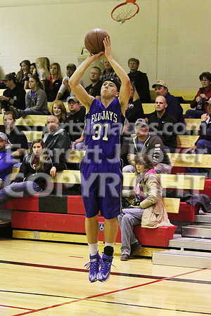 St. Johns Beloit-Tipton Blujays vs. Sylvan-Lucas Mustangs Boys Basketball