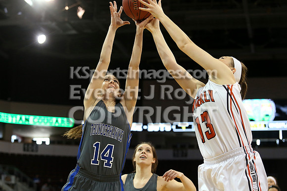 Waverly defeated Wheatland-Grinnell to win the 2017 KSHSAA Boys Basketball Championship at United Wireless Arena in Dodge City on Saturday, March 11, 2017.