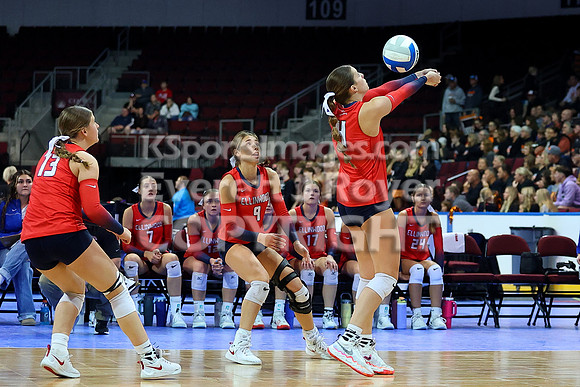 Maranatha Academy vs Ellinwood 2A State Volleyball Tournament