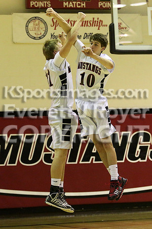 St. Johns Beloit-Tipton Blujays vs. Sylvan-Lucas Mustangs Boys Basketball