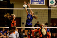 Waverly defeated Beloit St. John's-Tipton in pool play at the KSHSAA Class 1AD2 Volleyball State Championship on Friday, October 27, 2017.  (Photo: Everett Royer, www.ksportsimages.com)