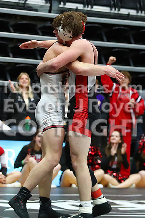 175 Easton Nickelson (Hoxie Hs) 35-2, Sr. over Dayton Stephen (Hill City Hs) 45-5, Sr. (Dec 7-6)