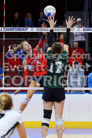 Maranatha Academy vs Ellinwood 2A State Volleyball Tournament