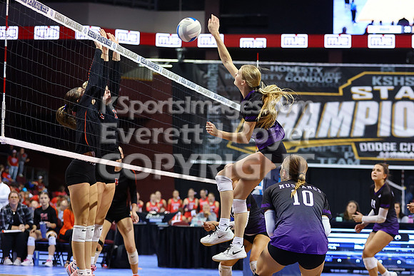 Valley Heights vs Inman 2A State Volleyball Tournament