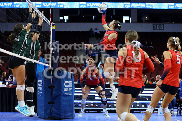 Maranatha Academy vs Ellinwood 2A State Volleyball Tournament