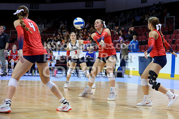 Maranatha Academy vs Ellinwood 2A State Volleyball Tournament