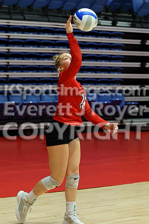 Hoisington vs Neodesha Pool Play at the 3A State Volleyball Tournament