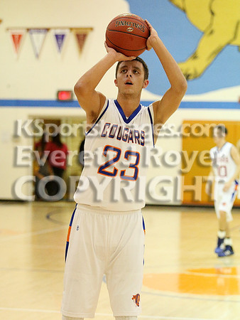 Otis-Bison vs. Lacrosse Boys Basketball 12-19-14