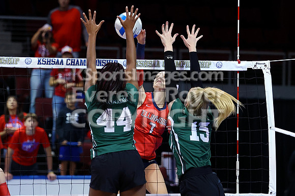 Maranatha Academy vs Ellinwood 2A State Volleyball Tournament