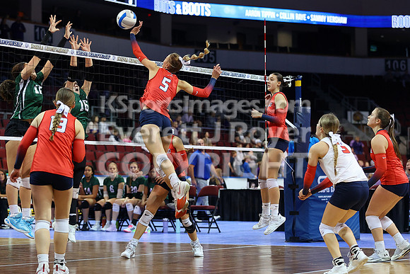 Maranatha Academy vs Ellinwood 2A State Volleyball Tournament