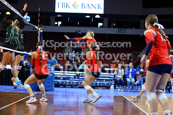 Maranatha Academy vs Ellinwood 2A State Volleyball Tournament