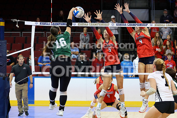 Maranatha Academy vs Ellinwood 2A State Volleyball Tournament