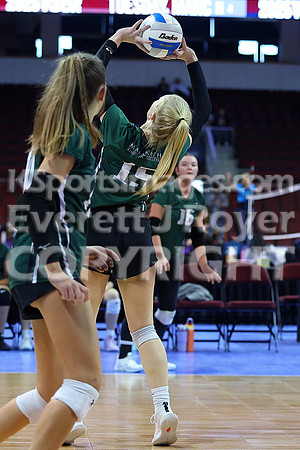 Maranatha Academy vs Ellinwood 2A State Volleyball Tournament