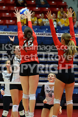 Hoisington vs Neodesha Pool Play at the 3A State Volleyball Tournament