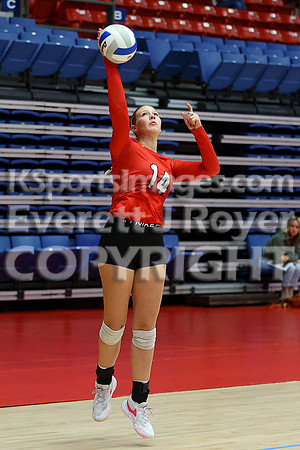 Hoisington vs Neodesha Pool Play at the 3A State Volleyball Tournament