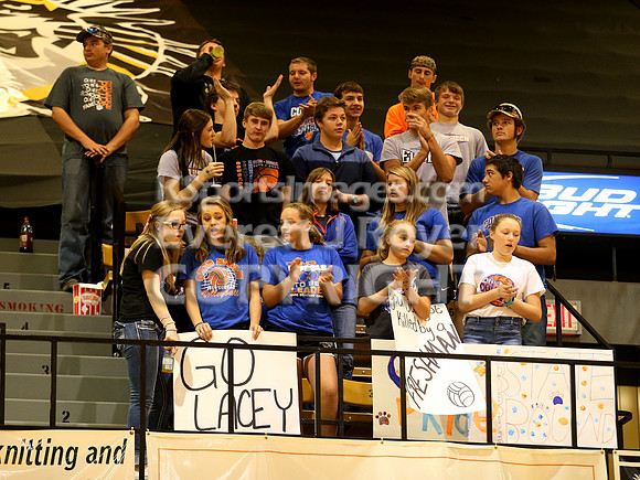 Otis-Bison defeated Waverly to finish 3rd at the 2016 KSHSAA 1AD2 Volleyball Tournament.