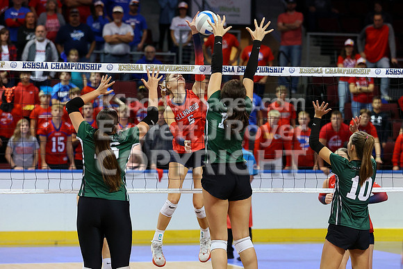 Maranatha Academy vs Ellinwood 2A State Volleyball Tournament