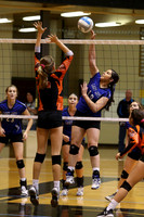 Waverly defeated Beloit St. John's-Tipton in pool play at the KSHSAA Class 1AD2 Volleyball State Championship on Friday, October 27, 2017.  (Photo: Everett Royer, www.ksportsimages.com)