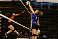 Waverly defeated Beloit St. John's-Tipton in pool play at the KSHSAA Class 1AD2 Volleyball State Championship on Friday, October 27, 2017.  (Photo: Everett Royer, www.ksportsimages.com)