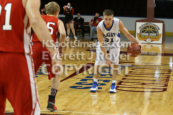 1AD2 Boys Third Place Game - Beloit St. John's Tipton vs Logan