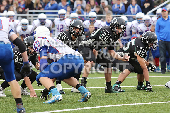 Central Plains Oilers vs. Hanover Wildcats  2014 Kansas 8 Man D1 Championship Game