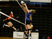 Waverly defeated Beloit St. John's-Tipton in pool play at the KSHSAA Class 1AD2 Volleyball State Championship on Friday, October 27, 2017.  (Photo: Everett Royer, www.ksportsimages.com)