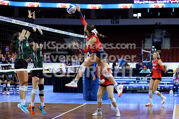 Maranatha Academy vs Ellinwood 2A State Volleyball Tournament