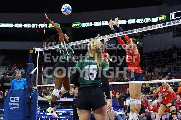Maranatha Academy vs Ellinwood 2A State Volleyball Tournament