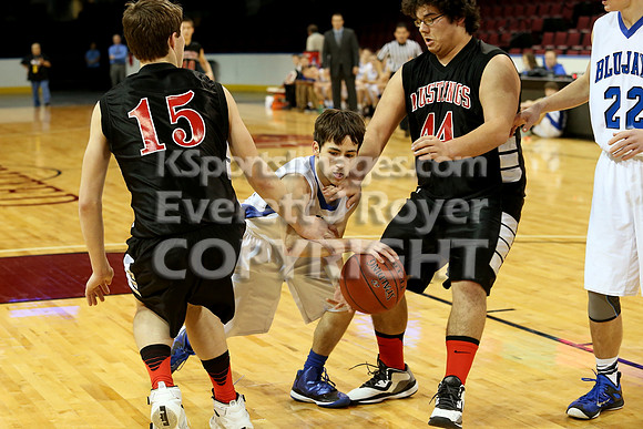 1AD2 Boys 1st Round Game - #1 Beloit St. John's Tipton vs #8 Sylvan-Lucas Unified