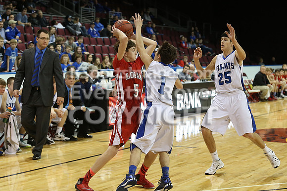 1AD2 Boys Third Place Game - Beloit St. John's Tipton vs Logan