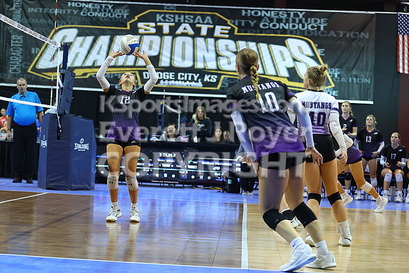 Valley Heights vs Inman 2A State Volleyball Tournament