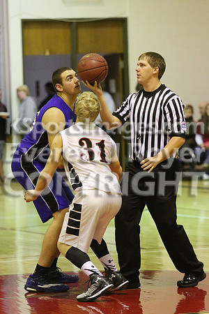 St. Johns Beloit-Tipton Blujays vs. Sylvan-Lucas Mustangs Boys Basketball