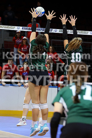 Maranatha Academy vs Ellinwood 2A State Volleyball Tournament