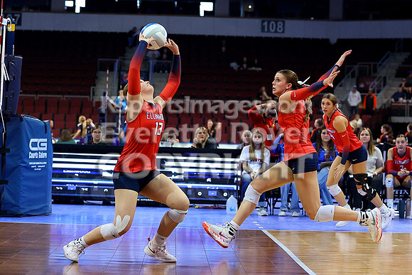 Maranatha Academy vs Ellinwood 2A State Volleyball Tournament