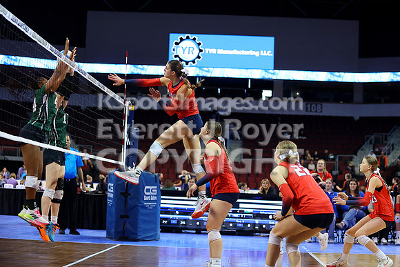 Maranatha Academy vs Ellinwood 2A State Volleyball Tournament